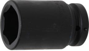 BGS Kraft-Steckschlüssel-Einsatz Sechskant tief 5500-41 aus Chrome-Molybdän-Stahl, Antrieb Innenvierkant 25 mm (1 Zoll), Schlüsselweite 41 mm, Schwarz - Bild 1