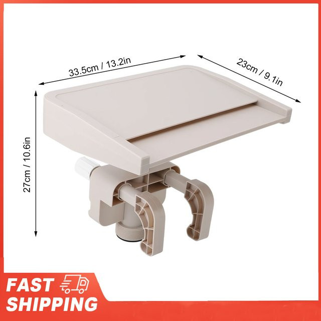 Bestway Pool-Wasserfall Kaskade mit Spillway-Befestigung aus beigefarbenem PVC und Kunststoff, B/T/H: 33,5 x 27,0 x 23,0 cm - Bild 1