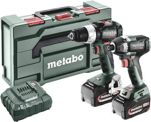 Metabo Combo Set 2.8.4 18V Akku-Bohrschrauber und Akku-Schlagschrauber in Grün - Bild 1