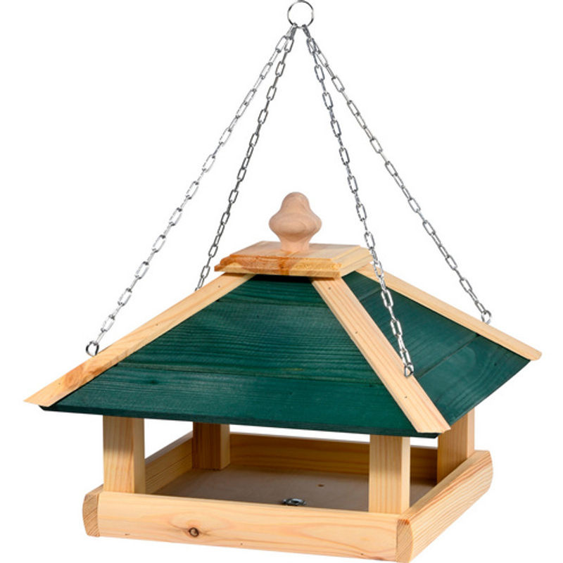 DOBAR Vogelhaus Narsaq hängend mit Kette in Grün - Bild 4