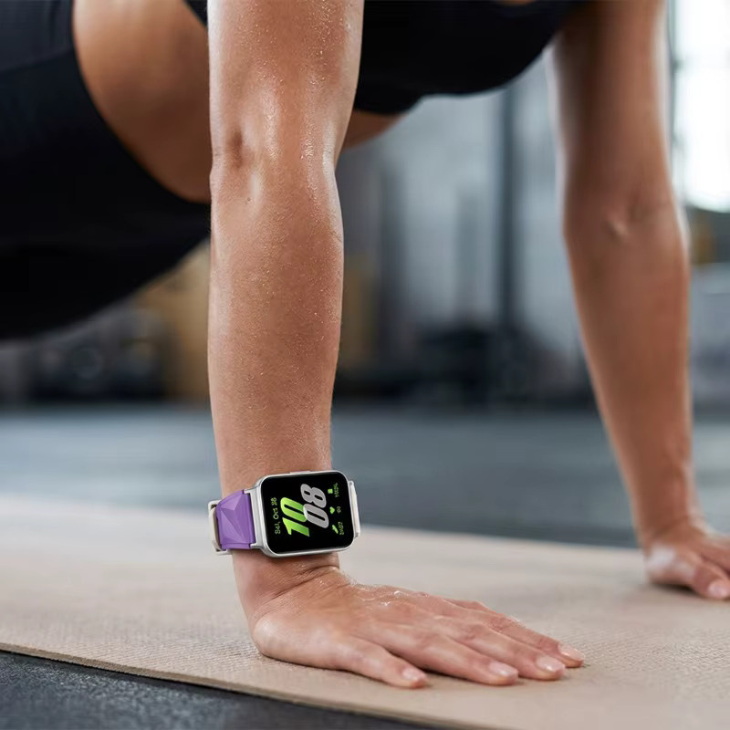 CAOWTAN Sportarmband für Samsung Galaxy Fit 3, Silikon, Damen - Bild 3