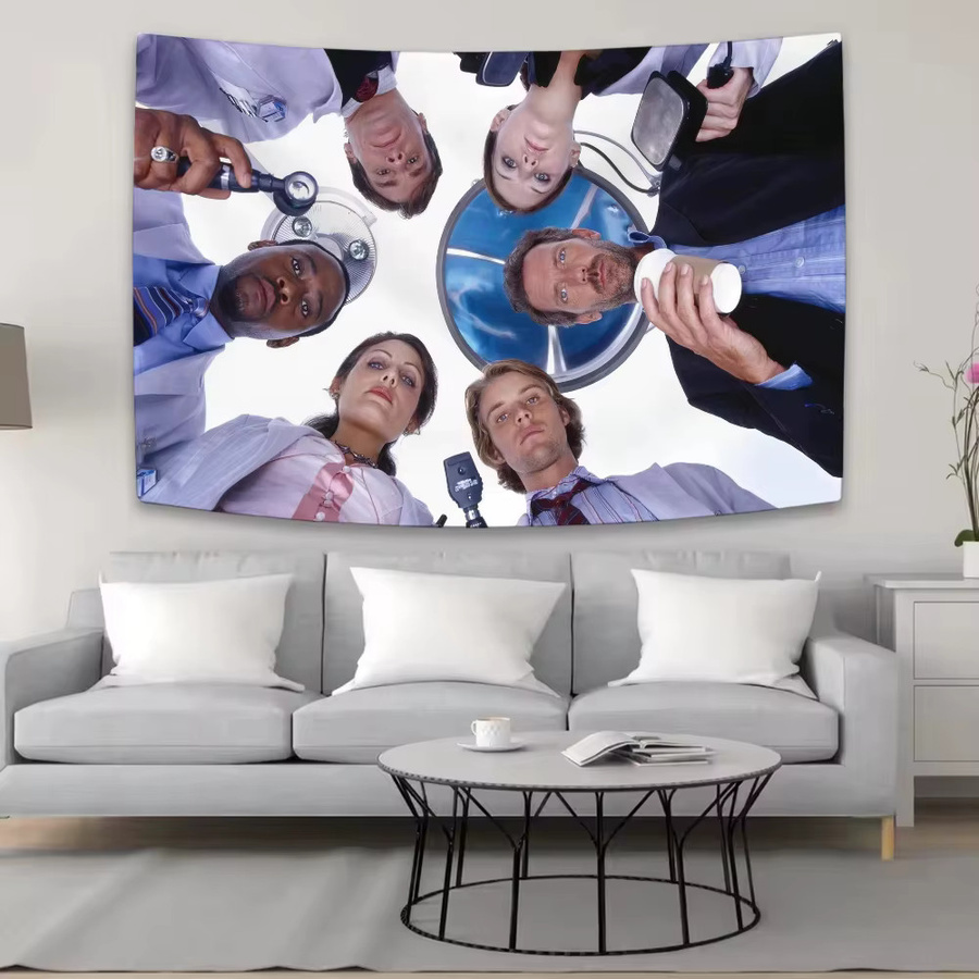 Haus MD Wandteppich als bedrucktes Hängetuch in Multicolour, B/H: 40 x 60 cm - Bild 3