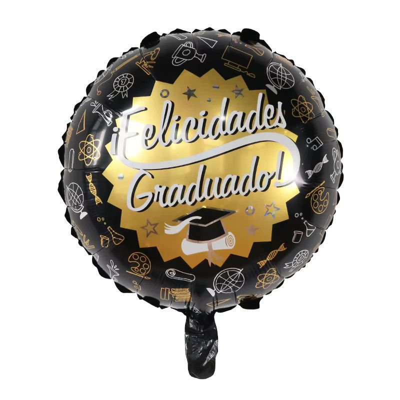 10 Stück LQVYI Folienballons für Abschlussfeier 2024, bunte Partydekoration zum Aufblasen - Bild 2