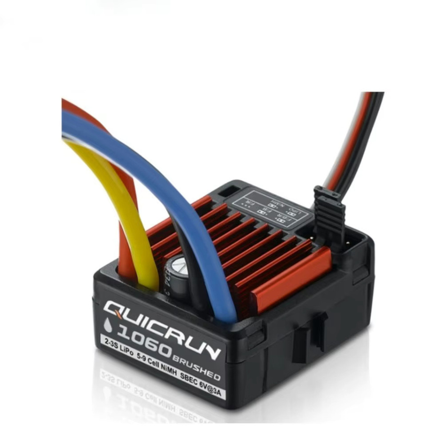 Hobbywing QuicRun 1625/1060 ESC, Gebürsteter Einweg-/Zweiweg-Kletter-Geschwindigkeitsregler für 1/10 1/16 1/18 RC-Autos - Bild 2