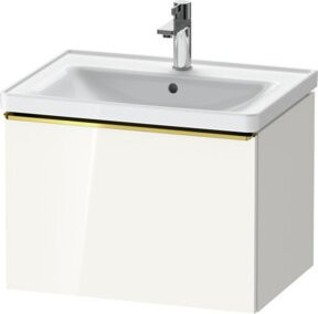 Duravit Waschtischunterschrank D-Neo wandhängend in Weiß mit 1 Auszug, B/T/H: 63,4 x 45,2 x 44,0 cm - Bild 1