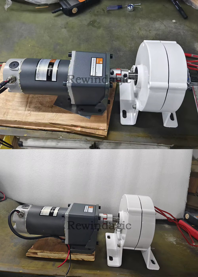 Rewindagic Windturbinengenerator PMG 3KW 5KW AC DC Stromerzeuger Magnetdynamo für 12V 24V 48V sowie Hydro-Alternator Wasserturbine - Bild 3