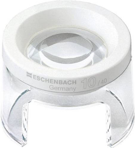 Eschenbach 2628 Standlupe in Weiß mit 10-facher Vergrößerung und 35 mm Linsendurchmesser - Bild 1