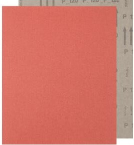 PFERD Schleifbogen Korund A120 für Holz, Metall und Lack, Farbe: Rot, B: 23,0 cm, H: 28,0 cm, T: 28,0 cm - Bild 1
