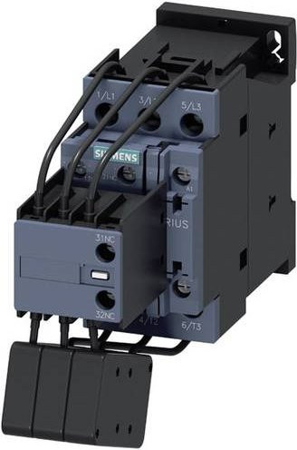 Siemens Kondensatorschütz 3RT2626-1AC25 mit 3 Schließern in Grau - Bild 1