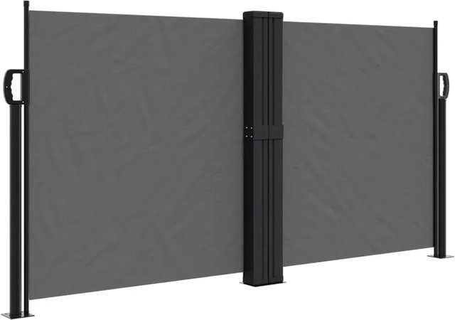 Furnicato Seitenmarke ausziehbar Anthrazit B: 120 cm, H: 1200 cm - Bild 1
