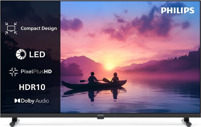 Philips 24PHS6050 LED TV in Schwarz - Bild 1