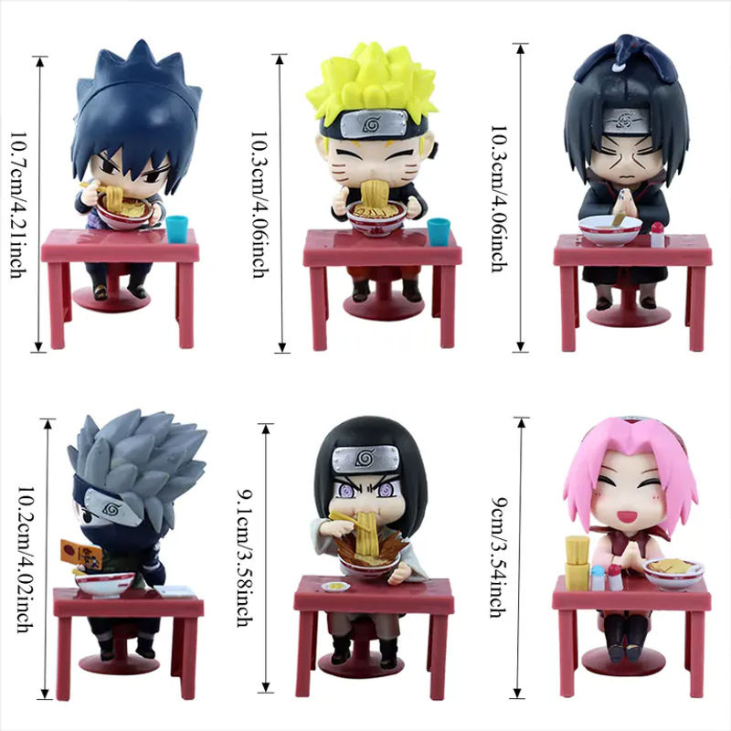Bandai Naruto Shippuden Ramen-Themen Blindbox Figuren mehrfarbig aus Kunststoff - Bild 2