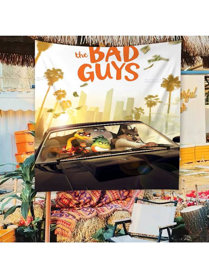 Potdemiel Party Banner The Bad Guys 2 Rote Werbefahne zum Aufhängen - Bild 7