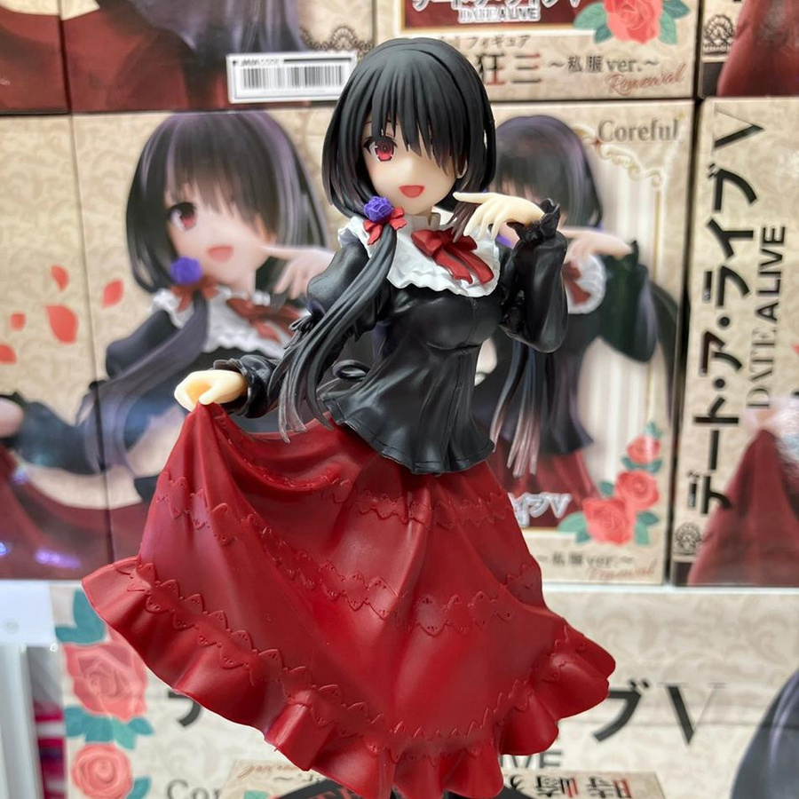 Fashnics DATE A LIVE Tokisaki Kurumi Anime Figur PVC Modell Schwarz - Bild 3