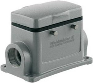 Weidmüller HDC 32A SDBO 2M25G 1788060000 Sockelgehäuse aus Edelstahl in Grau - Bild 1