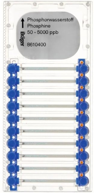 Dräger Microtubes für Phosphorwasserstoff 50 5000 Ppb transparent - Bild 1