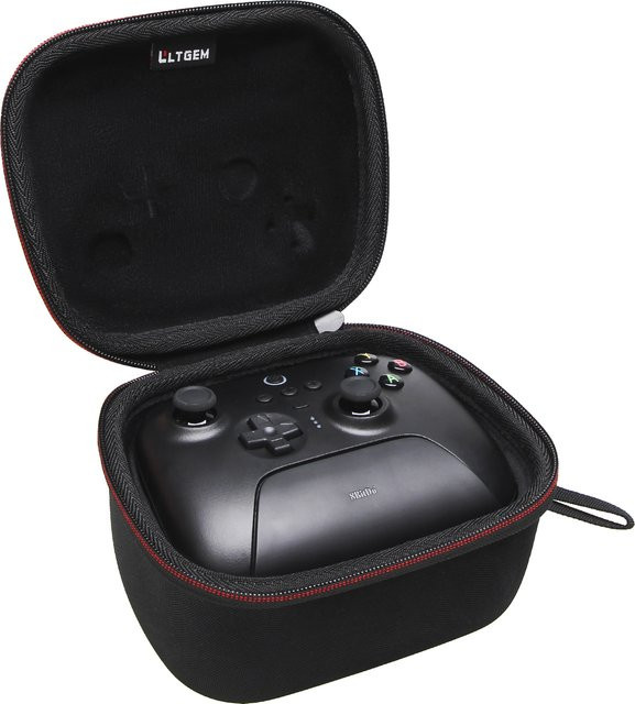 LTGEM EVA-Hülle für 8Bitdo Ultimate 2 und 8Bitdo Ultimate Bluetooth Controller mit Ladestation, Schwarz, Aufbewahrungstasche für Reisen - Bild 1