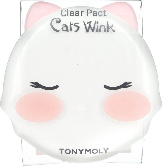 TonyMoly Cat's Wink Clear Pact Puder, 03 Transparent, 8g - Bild 1
