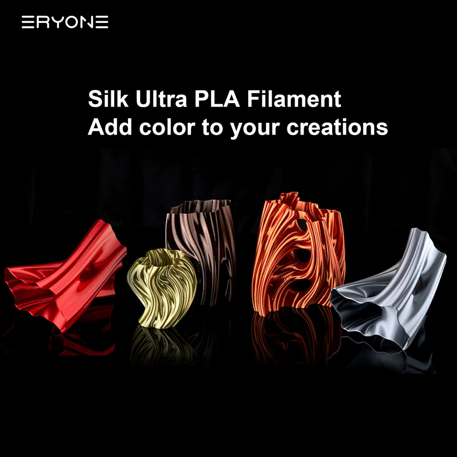 Eryone Ultra Silk PLA Filament 1,75mm für FDM 3D-Drucker, Rot, 5 kg - Bild 5