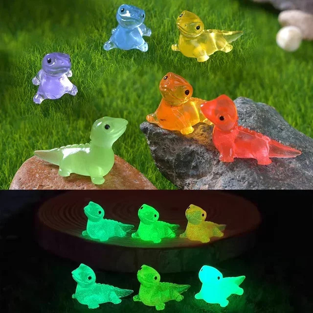 Mini Eidechsen Glow At Dark, Miniatur Figuren, 10/20-teiliges Set - Bild 1