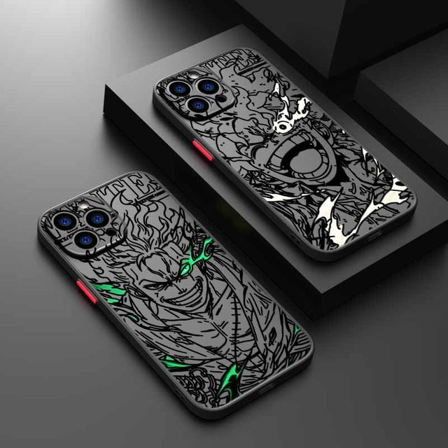 ONE PIECE Handyhülle für iPhone 17 16 15 14 13 12 Pro Max Plus Mini – Mattierte, transparente und weiche Schutzhülle - Bild 1