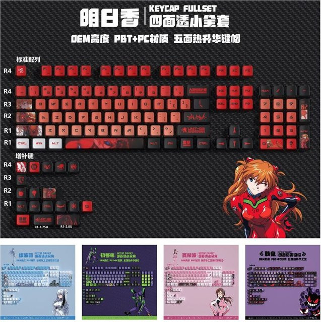 Bandai Evangelion Schlüsselkappe, Transparent, Kunststoff, Zubehör - Bild 1