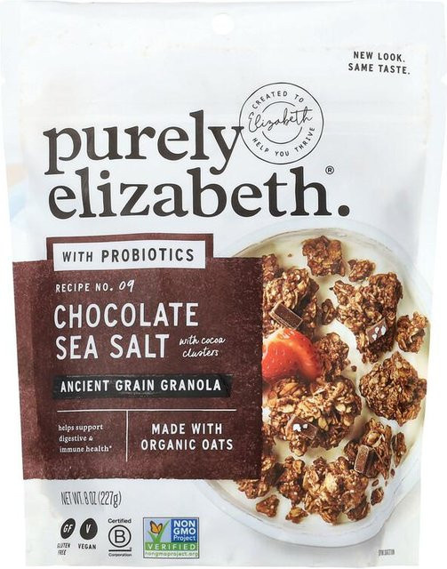 Purely Elizabeth Urkorn-Granola Schokolade Meersalz mit Kakaostückchen 227 g - Bild 1