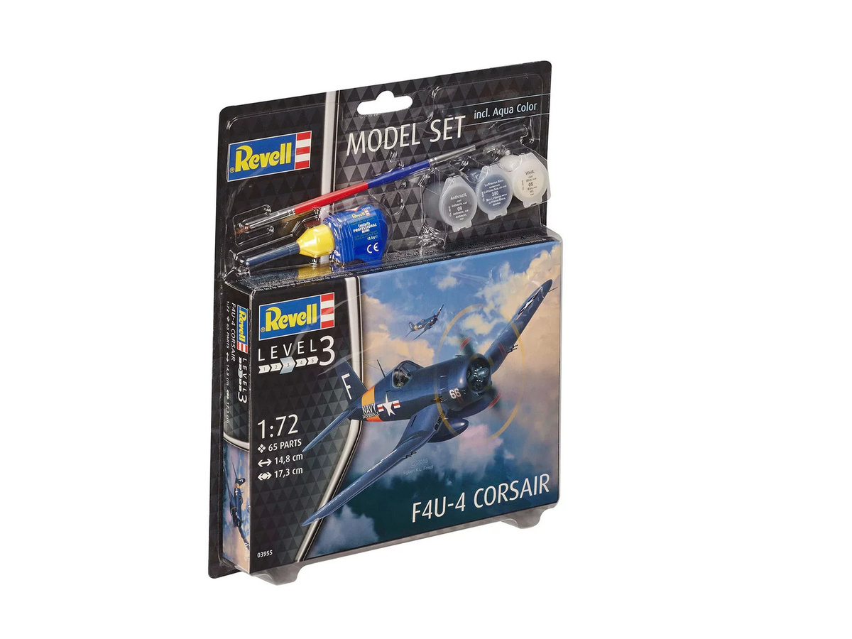 Revell Model Set F4U-4 Corsair, Fahrzeuge, 1:72, ab 8 Jahren - Bild 2
