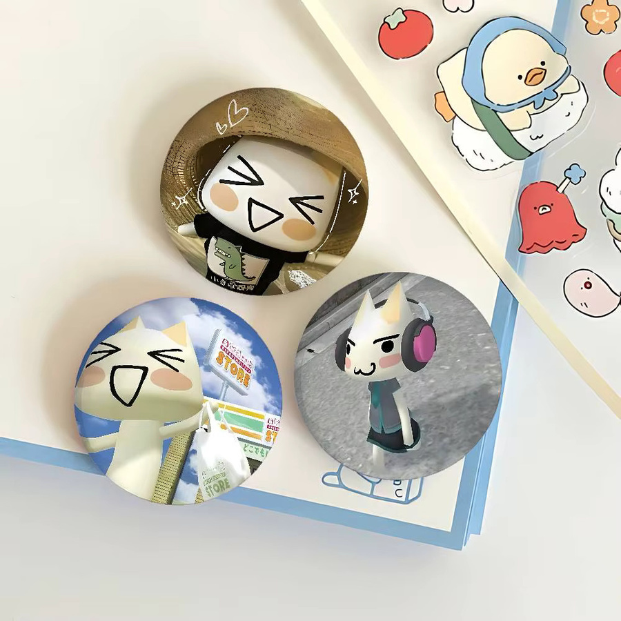Katzen-Brosche Kawaii Toro Inoue, Bunt - Bild 4