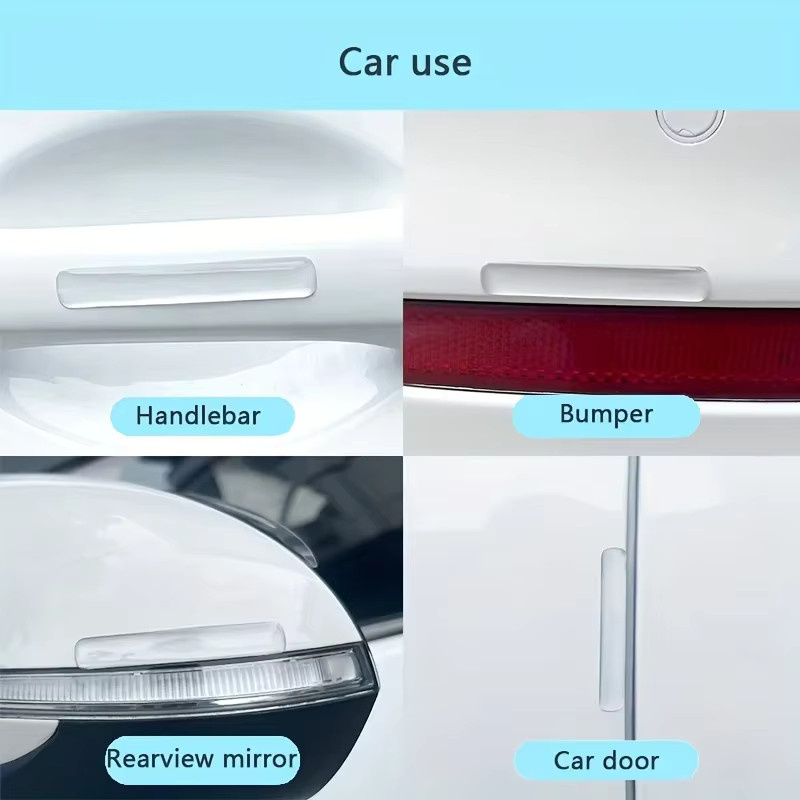 10 Stück transparente Silikon-Tür-Antikollisionspads als flexible Dichtungsstreifen für einen leisen Türbetrieb, Durchmesser: 6,3 cm, Dicke: 0,99 cm - Bild 5
