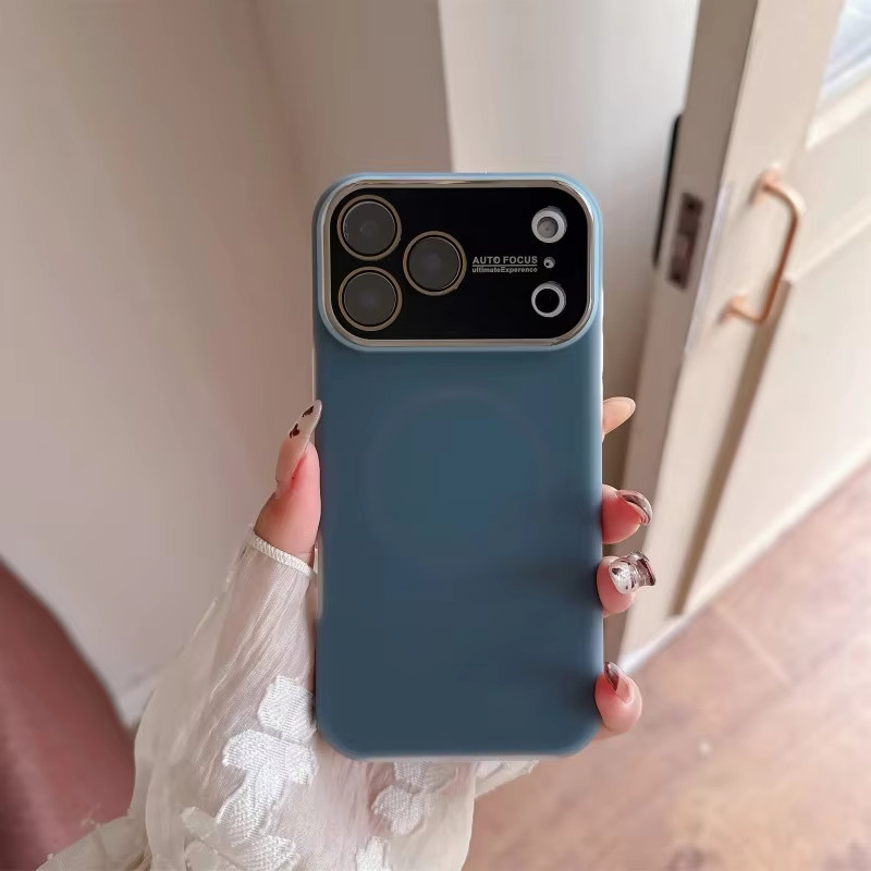 Jelly Magnetische Hülle für Apple iPhone 17 Pro Max, 16 Pro, 15 und 14 in Schwarz mit MagSafe Unterstützung und Objektivschutz - Bild 2