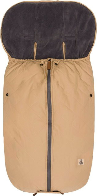 Babycab Winterfußsack Mala braun mit Fleece und reflektierenden Elementen - Bild 1