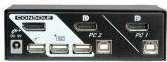 Roline KVM-Umschalter DisplayPort und USB 2.0, 1 User - 2 PC, Schwarz, 14.01.3327 - Bild 2