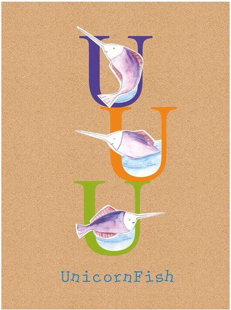 Komar Wandbild ABC Animal Paper Poster Multicolour B: 40 cm, H: 50 cm - Bild 1