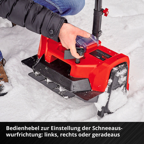 Einhell Power X-Change Akku-Schneefräse GE-ST 36/40 Li E-Solo in Rot/Schwarz mit 40 cm Arbeitsbreite - Bild 2