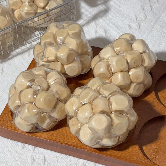 BC Pet Supplies Kreativer Holzwürfel Geräuschvoller Quetschball, Squishy Spielzeug - Bild 1