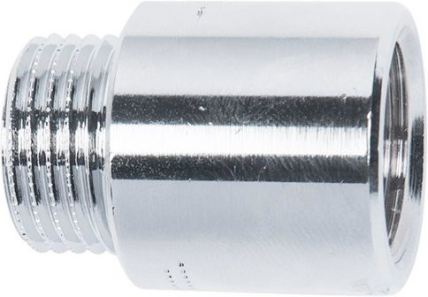Cornat Hahnverlängerung aus Messing in Silber, 1/2 Zoll - Bild 1