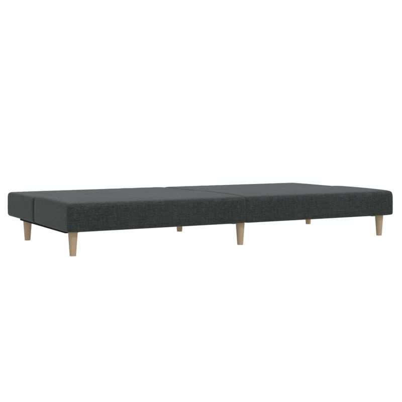 Vidaxl 2-Sitzer Schlafsofa in Grau mit Stoffbezug im skandinavischen Design - Bild 6