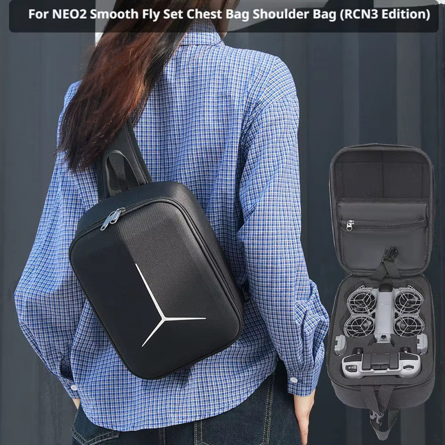 DJI NEO2 Tragbare Aufbewahrungstasche als Rucksack, Messenger oder Brusttasche in Schwarz - Bild 2