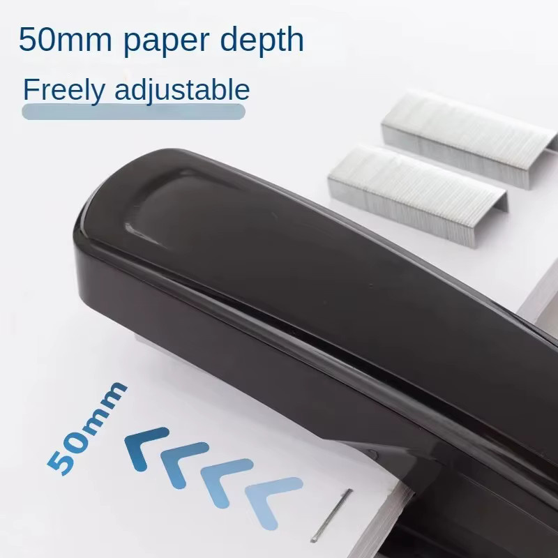 M&G Dual Mode Metall Hefter für Business und Desktop in Schwarz/Grau passend für 24/6 und 26/6 Nagelmuster - Bild 2