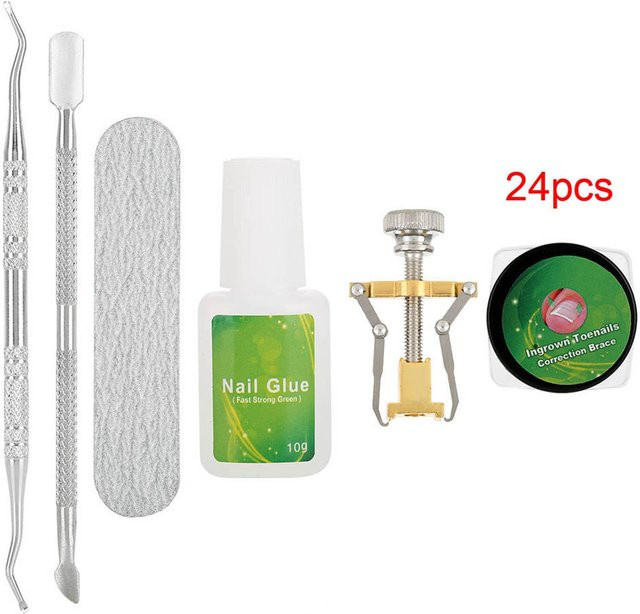 CosyHome 6 in 1 Set Zehennagel Korrekturwerkzeug, White - Bild 1