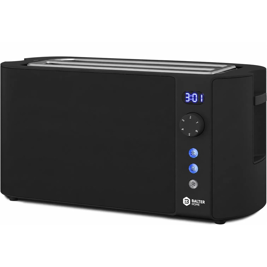 Balter Toaster TS-04-LCD Langschlitz in Schwarz mit Digitalanzeige und Automatik-Abschaltung - Bild 2