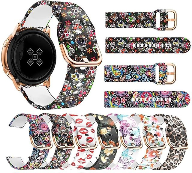 Uhrenarmband Silikon, Bunt, Unisex - Bild 1