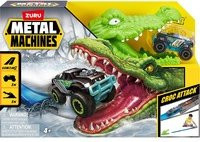 ZURU Metal Machines Spielset Krokodilangriff Rennbahn mit Auto für Kinder ab 4 Jahren - Bild 1