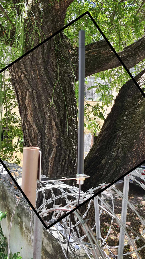 KUANGZIPENG Externe Antenne für Garagentor-Fernbedienungen zur Signalverstärkung, 390MHz, Schwarz - Bild 4