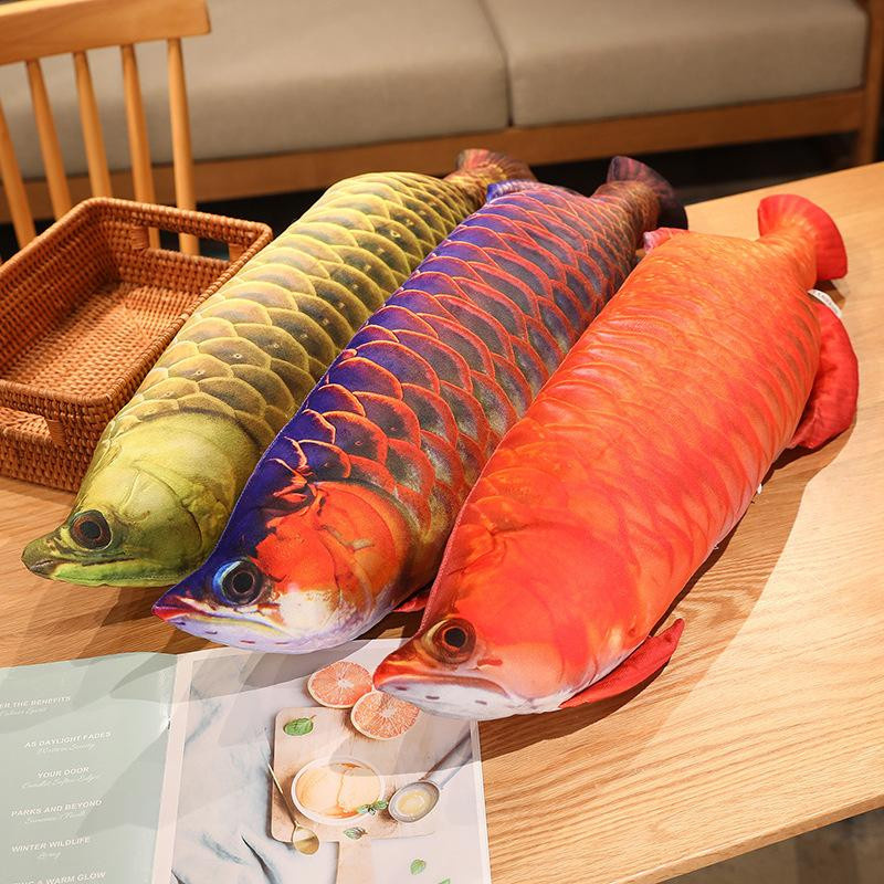 Pangcangshu Arowana Plüschtier goldenes Fischkissen 1-teiliges Set - Bild 3