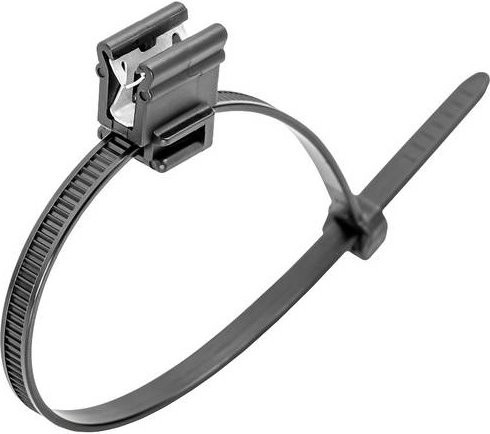 Cimco Kabelbinder Schwarz UV-stabilisiert und flexibel, 100 Stück, Länge: 200 mm, Breite: 4,60 mm - Bild 1