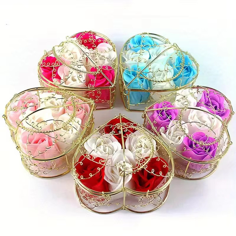 6-teiliges Hochzeitsgeschenk-Set mit herzförmigen Geschenkboxen in Multicolour für Valentinstag und Dekoration - Bild 2
