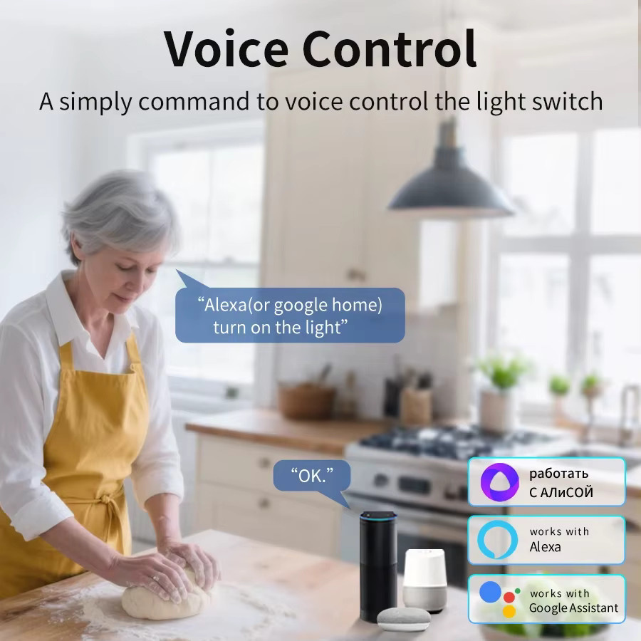 GGBEE EWelink WIFI Smart Mini Switch in Weiß mit App-Steuerung und Sprachsteuerung für Alexa und Google Assistant - Bild 2