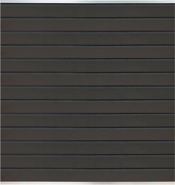 T & J Wollbach WPC-Steckzaunsystem Zaunlamelle in Anthrazit, B/T/H: 140 x 20 x 1790 mm - Bild 1